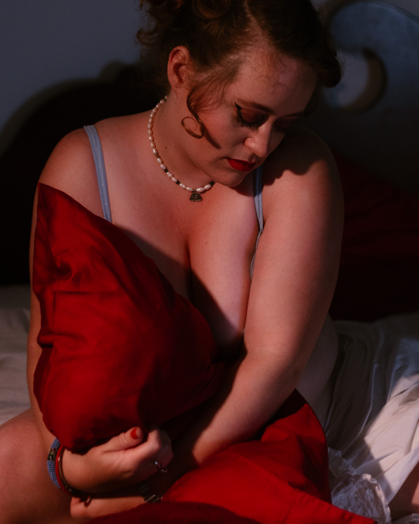 Boudoir portrait